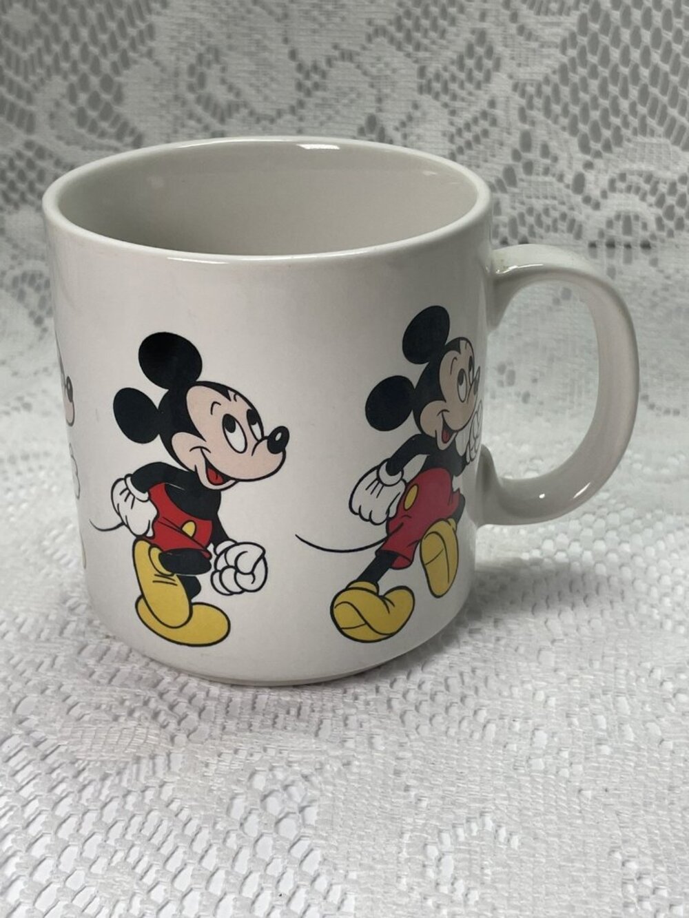 Vintage Walt Disney Mickey Mouse Souvenir Coffee Cup